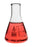 12PK Erlenmeyer Flasks, 100mL - Narrow Neck - Borosilicate Glass