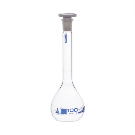 Volumetric Flask, 100ml - Class A, ASTM, ±0.08ml Tolerance