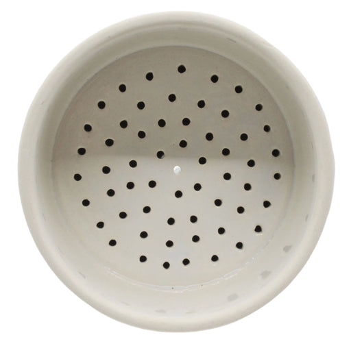 Buchner Funnel, 10cm - Porcelain - Straight Sides, Perforated Plate