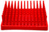 (Pack of 2) Red Plastic Test Tube Peg Drying Rack Holds 96 13mm Test Tubes - Eisco Labs