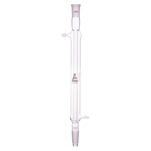 Liebig Condenser - 24/40 Joint - Glass Connector - Length, 300mm - Borosilicate Glass