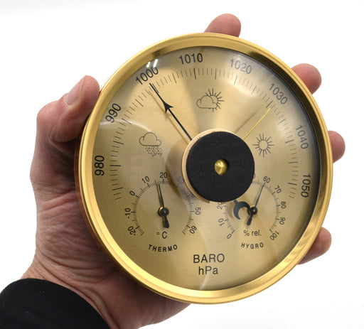 Eisco Labs 3 in 1 Weather Station - 5.12" Diameter