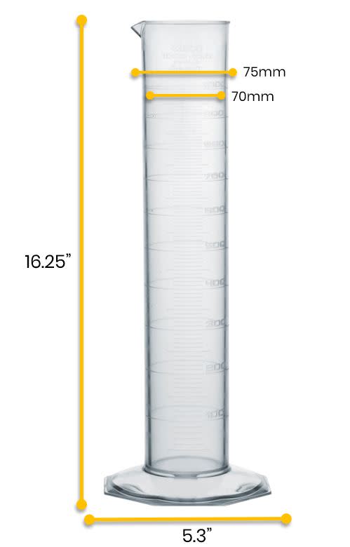 Measuring Cylinder, 1000ml - Class A - TPX