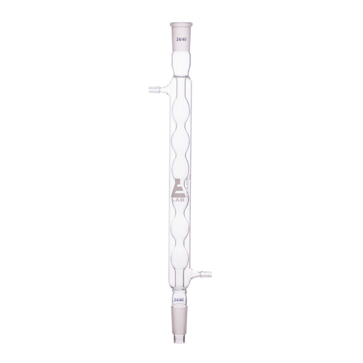 Allihn Condenser - 24/40 Joint - Glass Connector - Length, 300mm - Borosilicate Glass