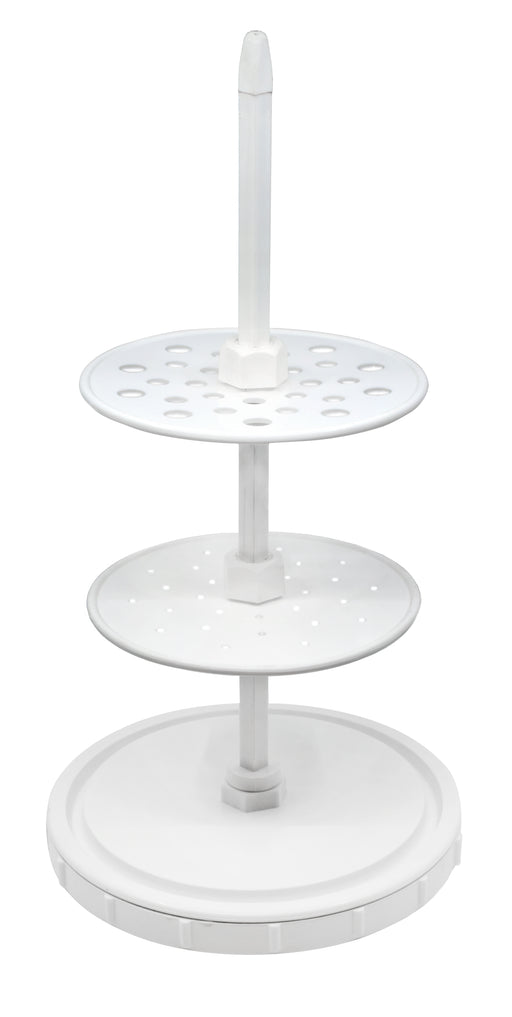 Pipette Stand, Polypropylene - Fits 28 Pipettes - Adjustable - Eisco Labs