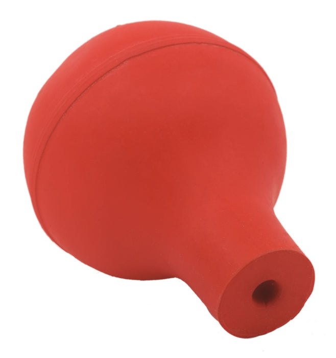 Rubber Bulb, 100ml - Pear Shaped - Heavy Weight Rubber - For use with Pipettes Measuring 0.25" - 0.30" - Eisco Labs