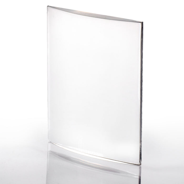Eisco - Replacement Cylindrical Acrylic Lens for Ray Boxes, 2" x 1.75", Clear Lens for Optical Demonstrations, Refraction & Light Experiments, Classroom, Laboratory & Photography Use