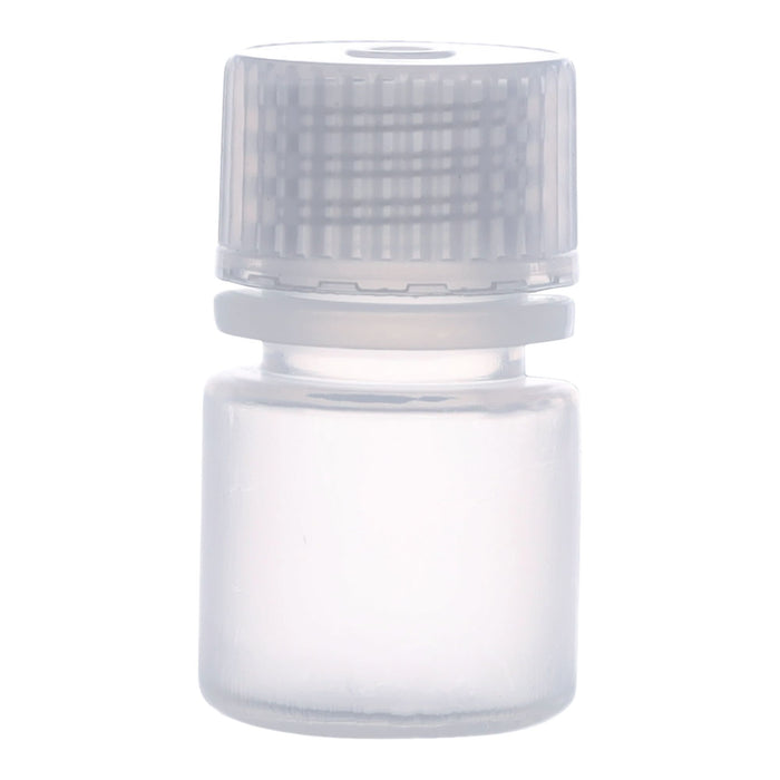 Eisco - Bulk Pack of 2000, 8mL Narrow Mouth Polypropylene Translucent Reagent Bottles with Polypropylene Caps, Non-Sterile, Autoclavable, Leakproof, Laboratory Storage Bottles, 0-135°C Temperature Range