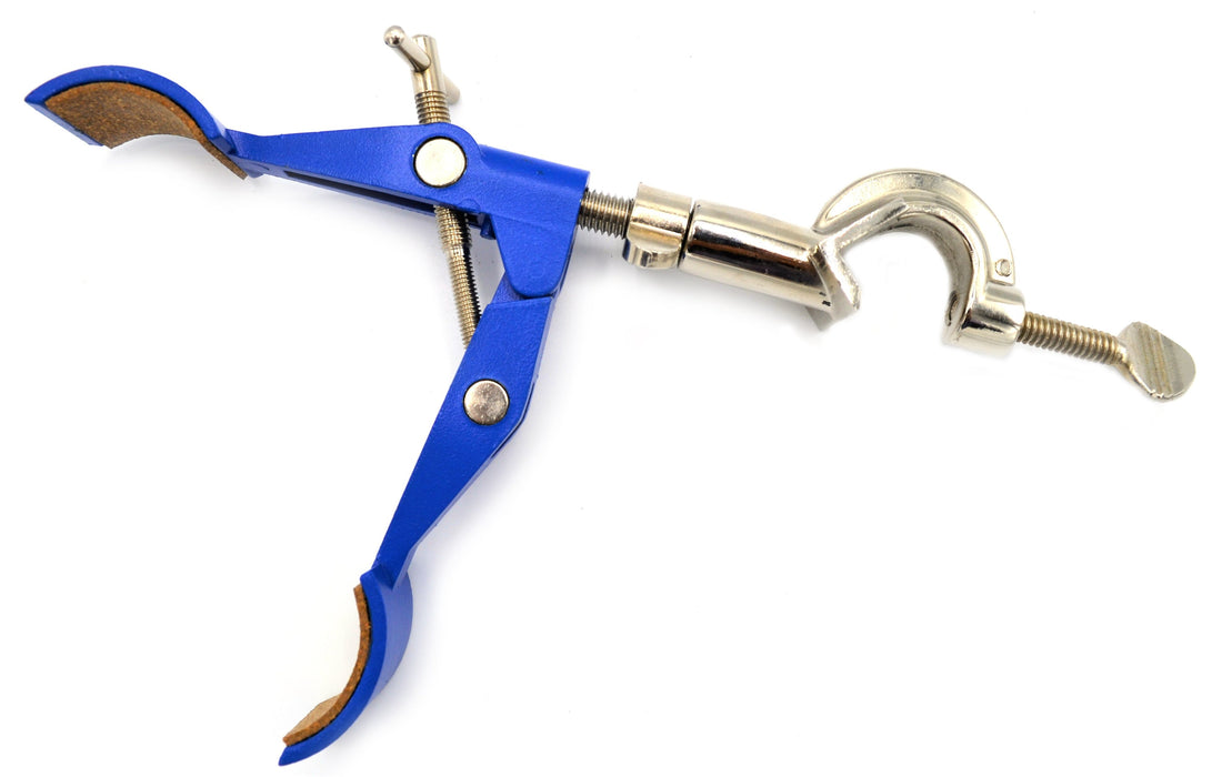 2 Prong Burette Clamp on Swivel Bosshead - 4.3" Max Opening