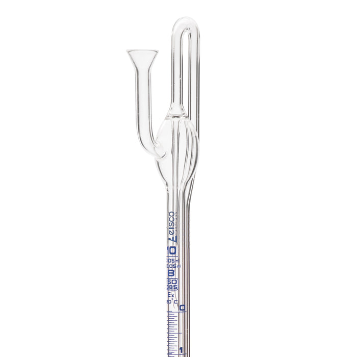 Automatic Zero Burette, 10ml - Class B - 29/32 Joint Size - 0.05Â±ml Tolerance, 0.05ml Sub. Divisions - 1000ml Reservoir Capacity - Eisco Labs