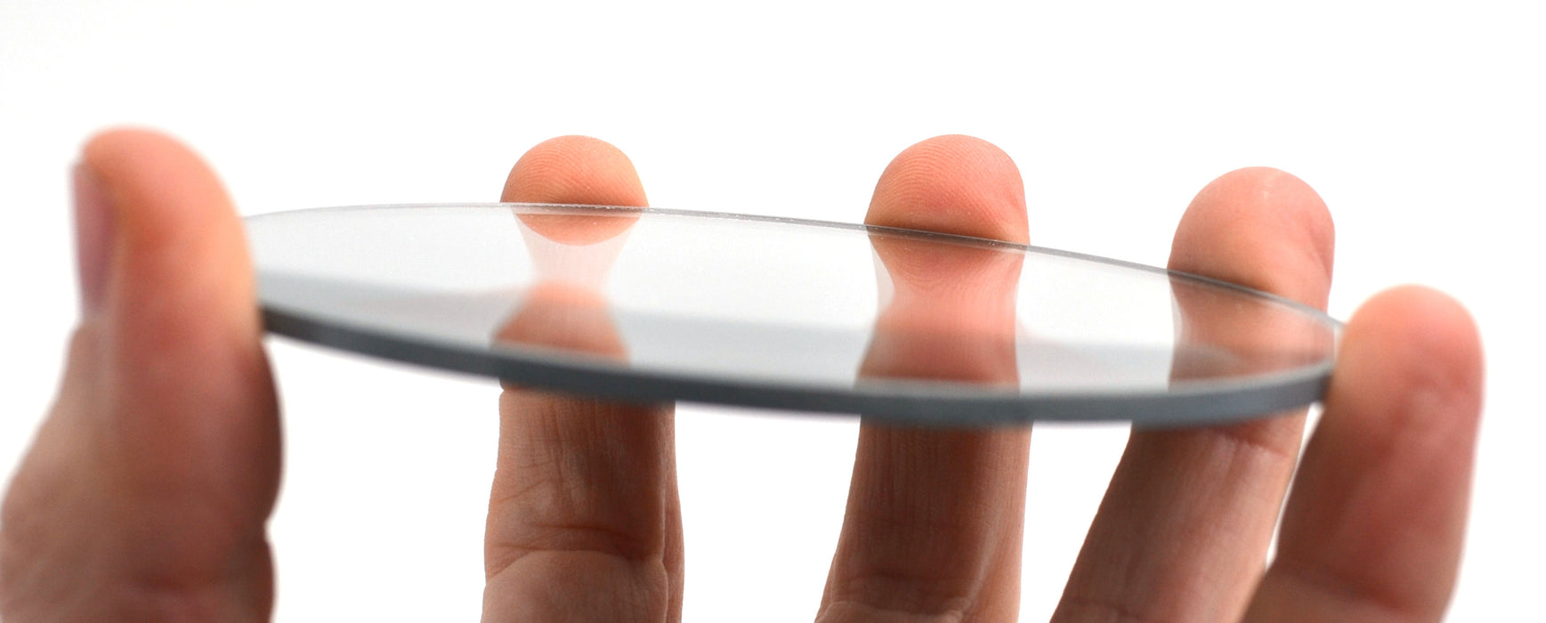 Concave Mirror - 4" dia, 150mm Focal Length - 3mm Thick - Glass - Eisco Labs