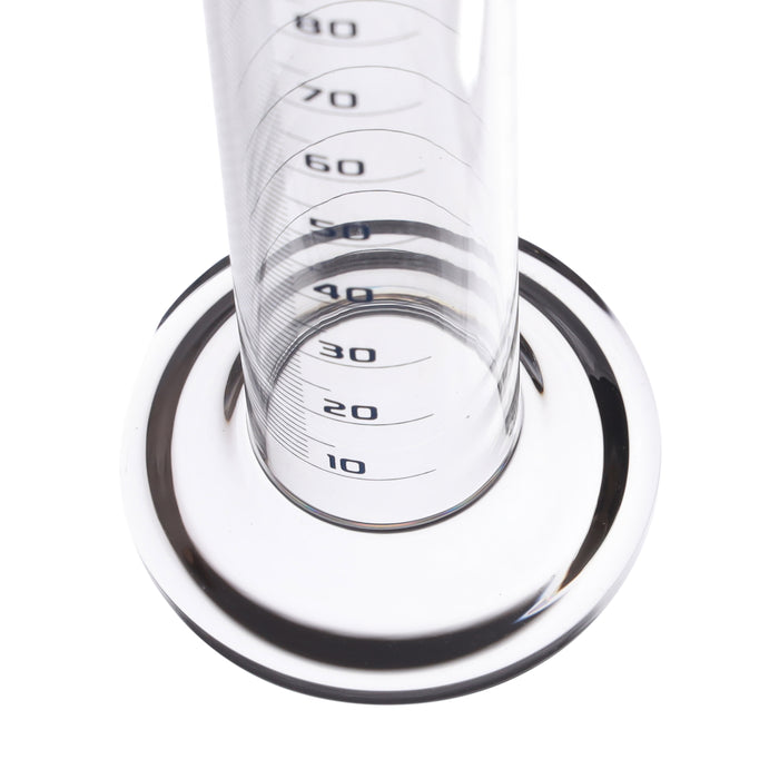 Graduated Cylinder, 100ml - Class A - Blue Graduations, Round Base