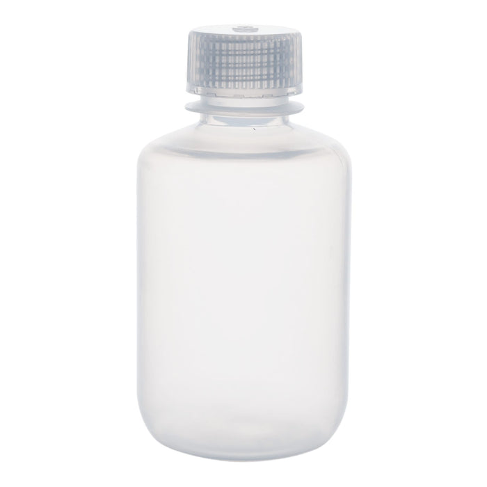 Eisco - Bulk Pack of 500, 125mL Narrow Mouth Polypropylene Translucent Reagent Bottles with Polypropylene Caps, Non-Sterile, Autoclavable, Leakproof, Laboratory Storage Bottles, 0-135°C Temperature Range