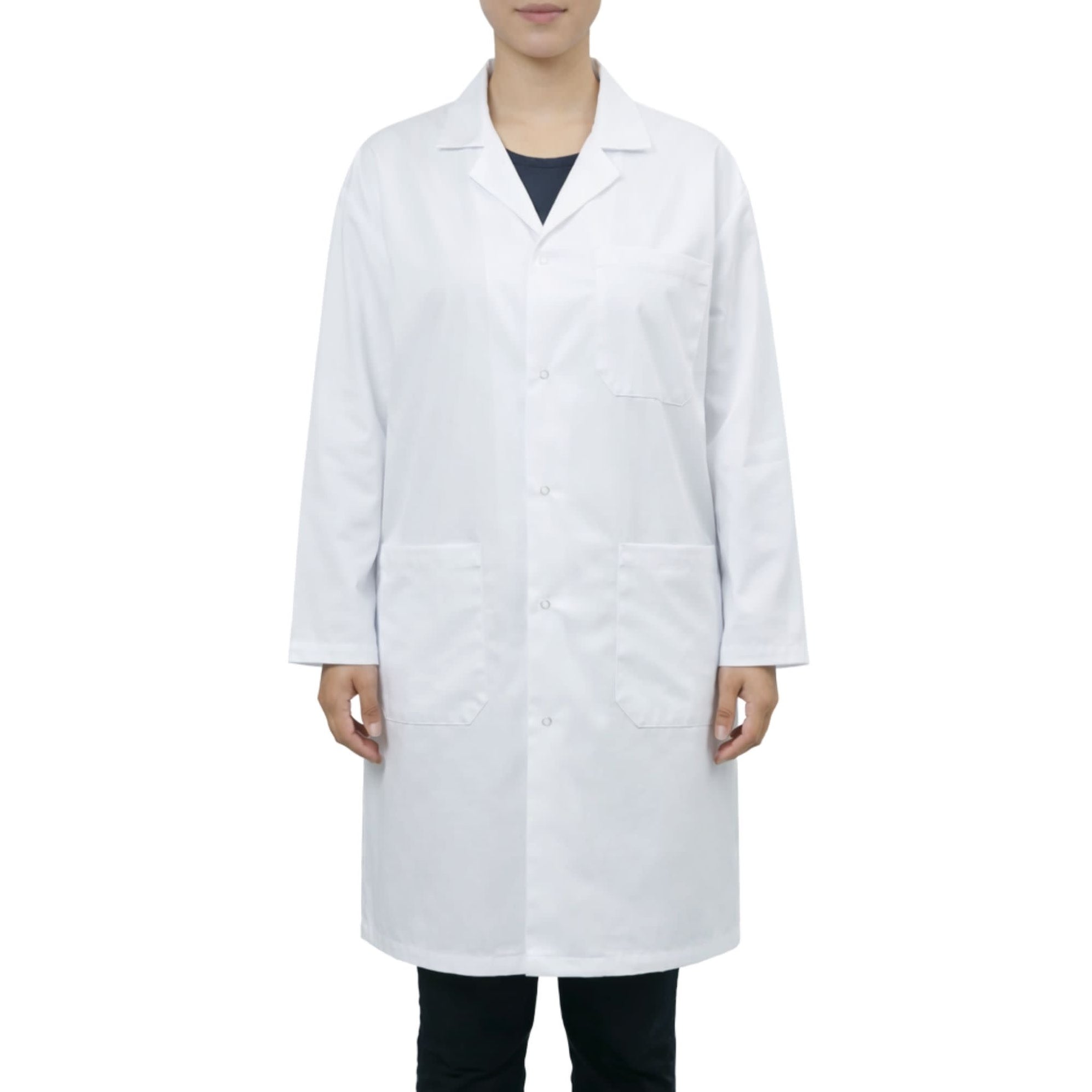 Small Lab Coat Eisco Adult Small Professional Grade 100% Cotton Lab Coat – Snap Front ...
