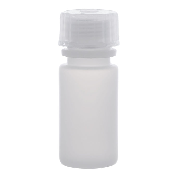 Eisco - Bulk Pack of 2000, 4mL Narrow Mouth HDPE Translucent Reagent Bottles with Polypropylene Caps, Non-Sterile, Leak-Proof, Chemical Resistant Laboratory Storage Bottles, -100 to 120°C Temperature Range