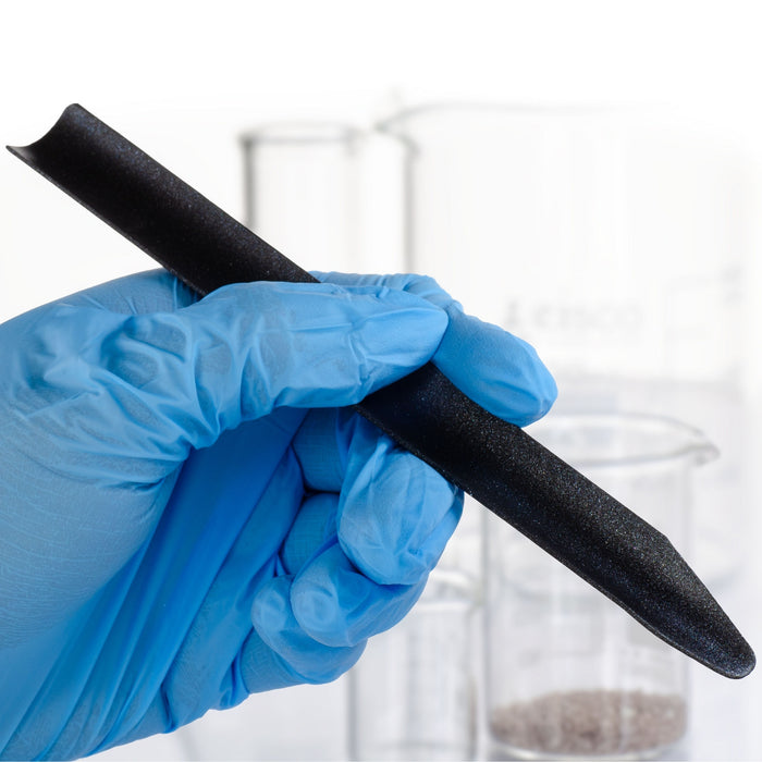Eisco - 6.5" Non-Stick Coated Laboratory Spatula, Dual-Ended for Mixing, Scraping, Transferring Powders & Pastes, Science Classroom & Lab Use