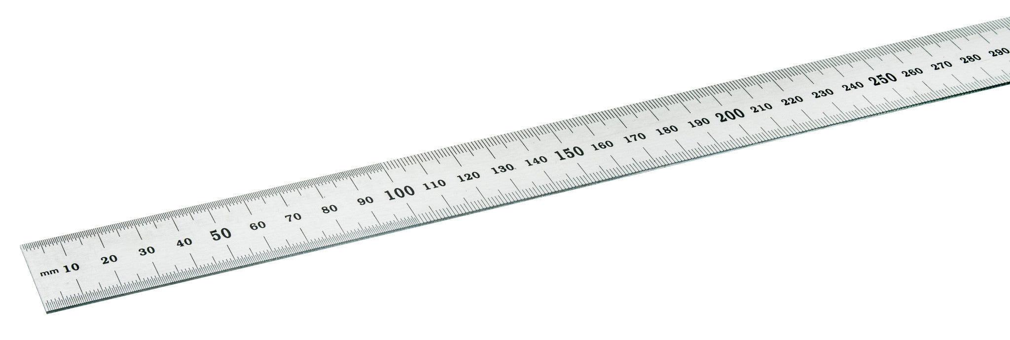 1 Meter Stainless Steel Ruler with Stamped Centimeter and Millimeter Graduations - Eisco Labs