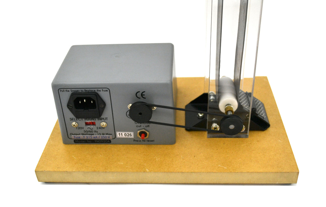 EISCO LABS - Van De Graaf Generator - Motor Driven Generator for use as a Static Electricity Generator, Static Discharger or Electric Tesla Coil, Compatible with 110/120V and 220/240V, 50/60Hzer