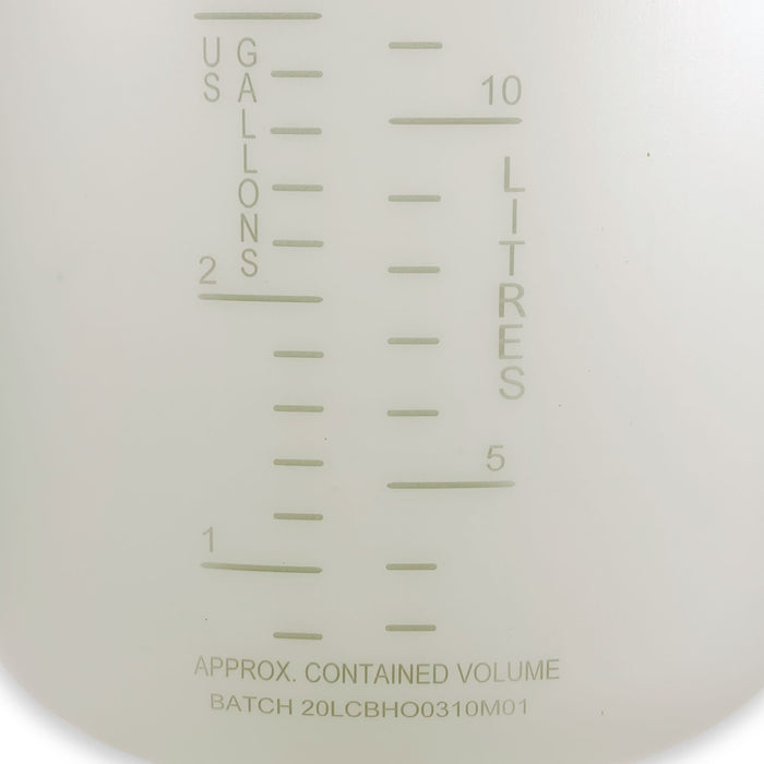 Eisco - 20L HDPE Carboy, Silicone-Lined Polypropylene Cap, Leakproof Tested, Non-Sterile, -100 to 120°C Temperature Range, FDA Compliant, Laboratory and Scientific Liquid Storage Container