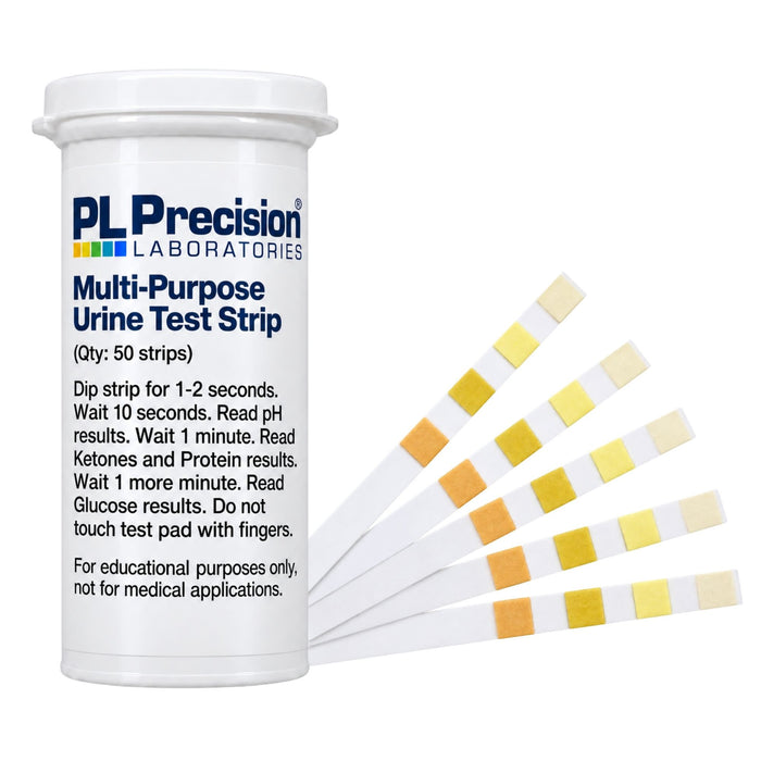 Eisco Multi-Purpose Urine Test Strips for Educational Analysis