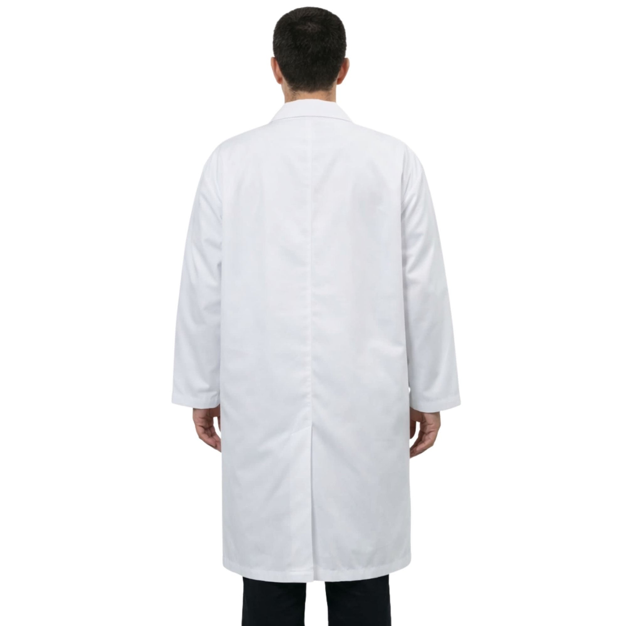 Eisco Adult Large Professional Grade 100% Cotton Lab Coat – Snap Front ...