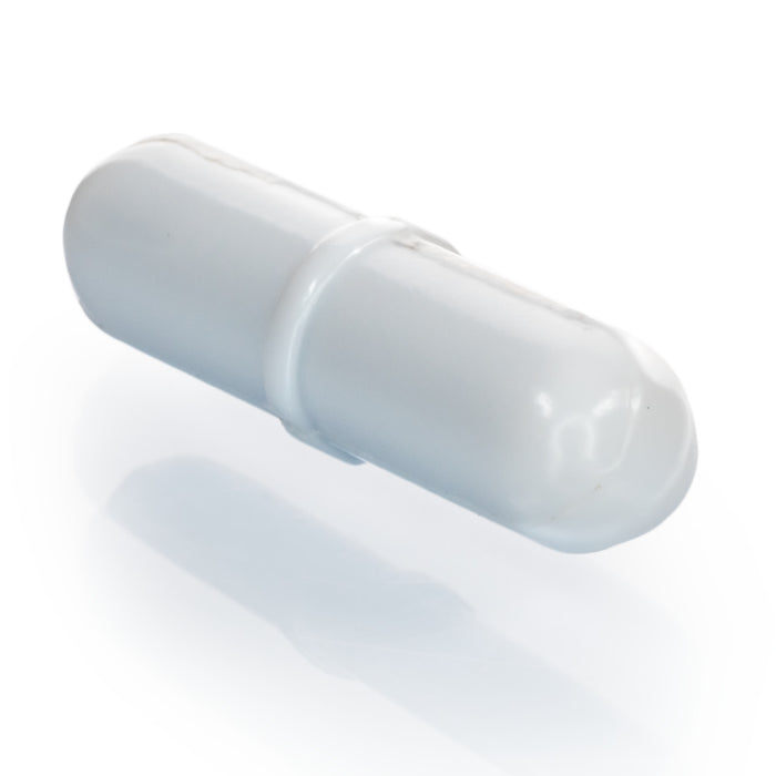Eisco - PTFE-Coated Alnico Magnetic Stir Bar, 30mm Length, 8mm Diameter with Center Pivot Ring for Laboratory Stir Plates