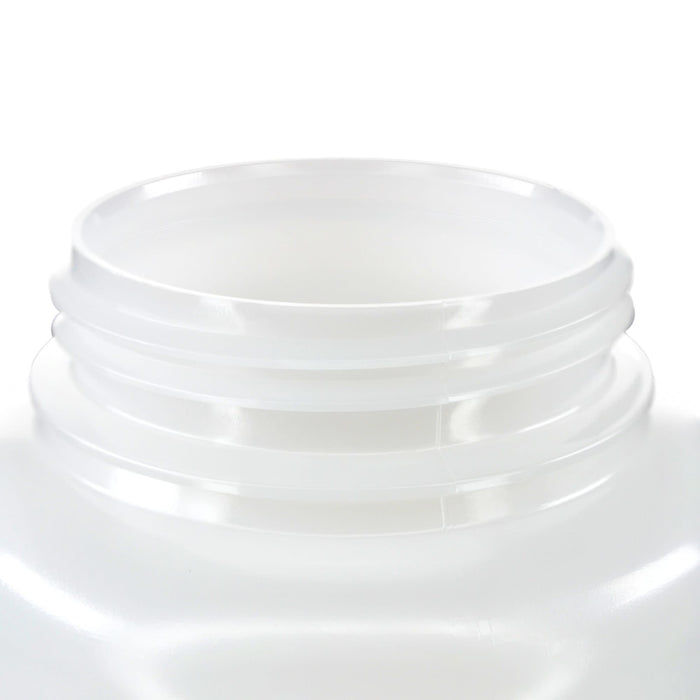 Eisco - 1L Wide Mouth HDPE Reagent Bottles with Polypropylene Caps, Non-Sterile, Pack of 12, Translucent Leakproof Laboratory Containers, -100 to 120°C Temperature Range