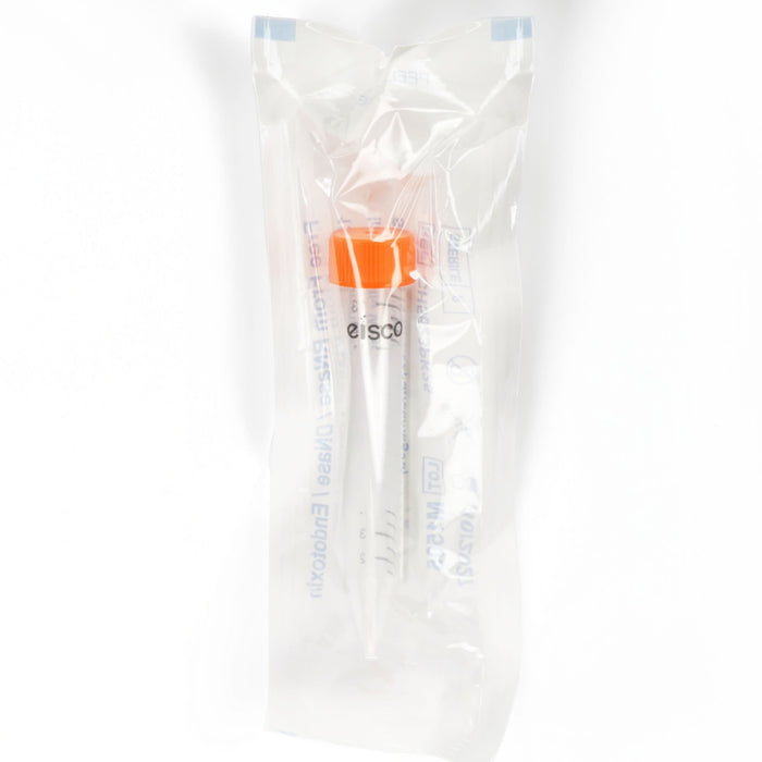Eisco - Pack of 25, 15mL Sterile Centrifuge Tubes, Polypropylene, Flat Cap, Lab-Grade, Individually Wrapped