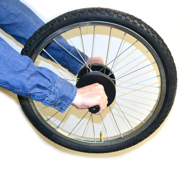 Premium Bicycle Wheel Gyroscope, 20" Diameter - Angular Momentum Demonstration - Eisco Labs