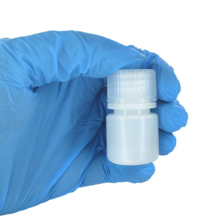 Eisco - Pack of 12, 8mL Narrow Mouth HDPE Translucent Reagent Bottles with Polypropylene Caps, Non-Sterile, Leak-Proof, Chemical Resistant, -100 to 120°C Temperature Range, Laboratory Storage and Transport