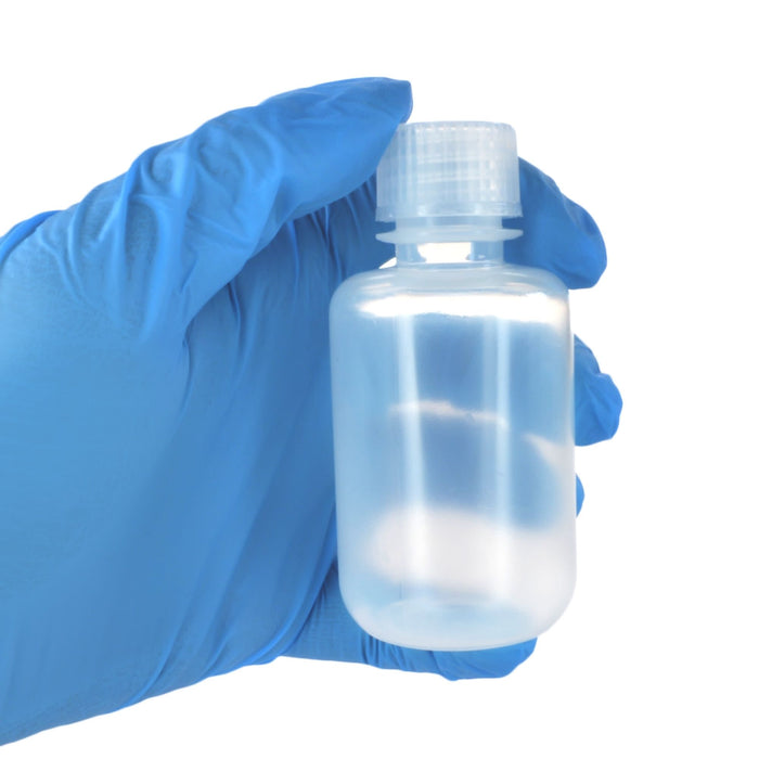 Eisco - Bulk Pack of 1000, 60mL Narrow Mouth Polypropylene Translucent Reagent Bottles with Polypropylene Caps, Non-Sterile, Autoclavable, Leakproof, Laboratory Storage Bottles, 0-135°C Temperature Range