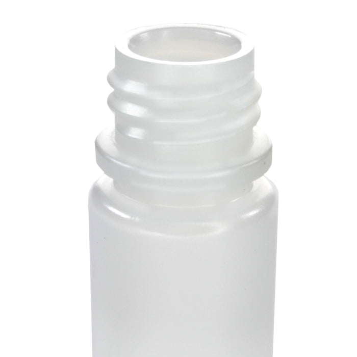 Eisco - Pack of 12, 4mL Narrow Mouth HDPE Translucent Reagent Bottles with Polypropylene Caps, Non-Sterile, Leak-Proof, Chemical Resistant, -100 to 120°C Temperature Range, Laboratory Storage and Transport