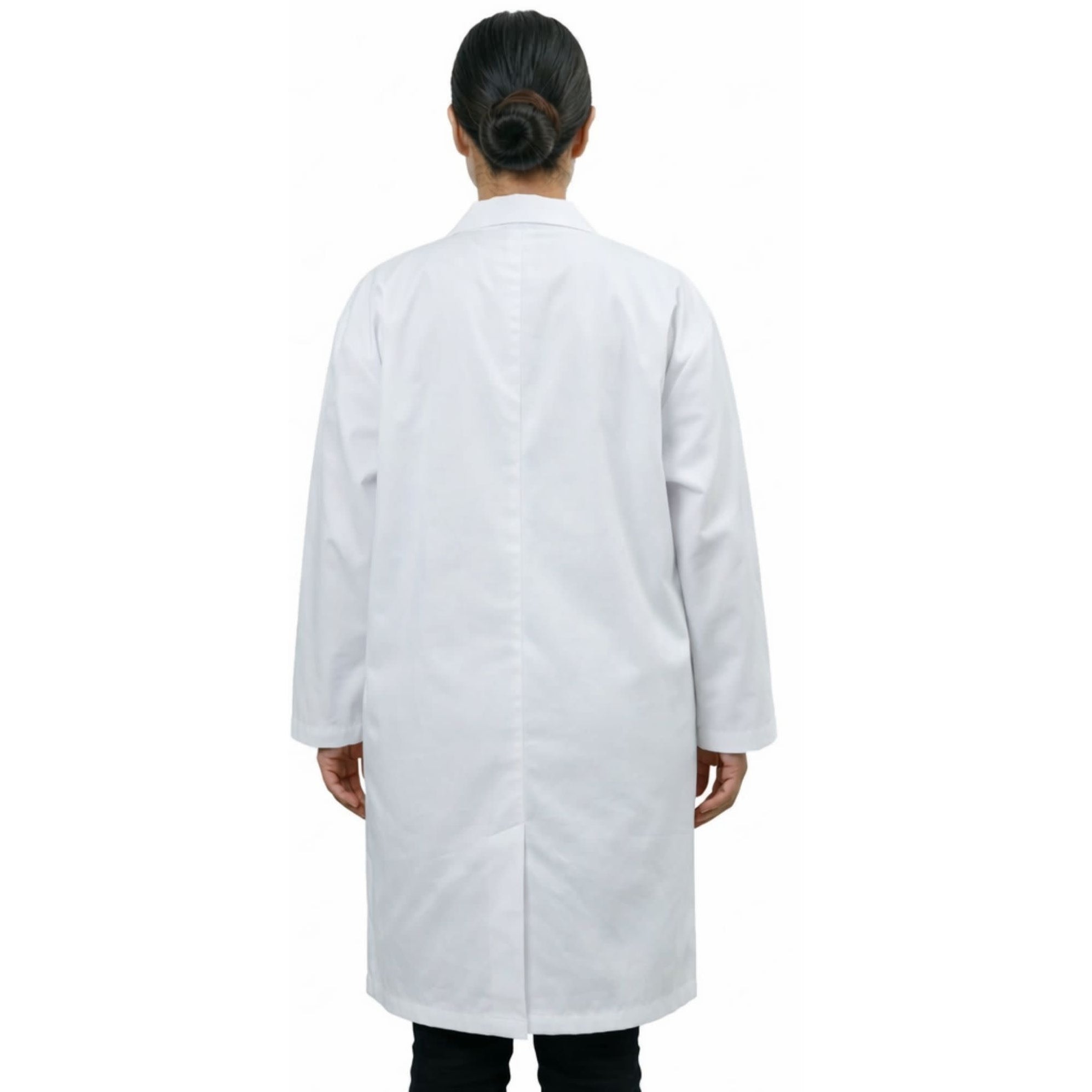 Front Lab Eisco Adult Medium Professional Grade 100% Cotton Lab Coat, 10 Pack– S ...