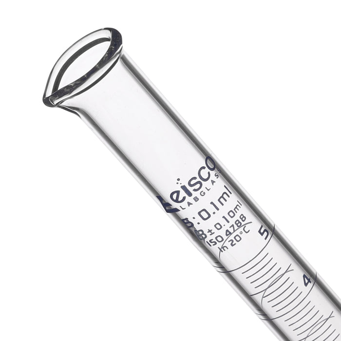 Graduated Cylinder, 5ml - Class B - Blue Graduations, Round Base