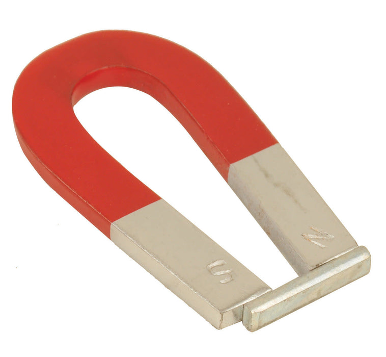 Eisco Labs Horseshoe, U Magnet, Chrome Steel, 3" x 1 9/16"