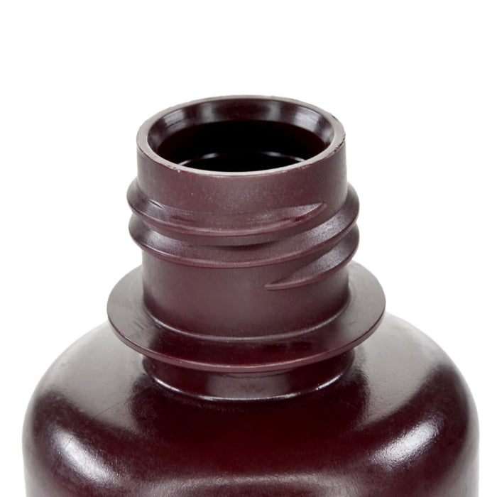 Eisco - Pack of 12 60mL Narrow Mouth Amber HDPE Reagent Bottles with Polypropylene Caps, Non-Sterile, Light-Sensitive Storage, -100 to 120°C Temperature Range, Leak-Proof Tested, Lab Sample Containers