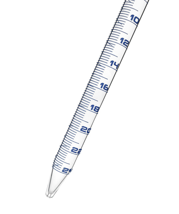 Serological Pipette, 25ml - Class B, Tolerance Â±0.200ml  - Borosilicate 3.3 Glass