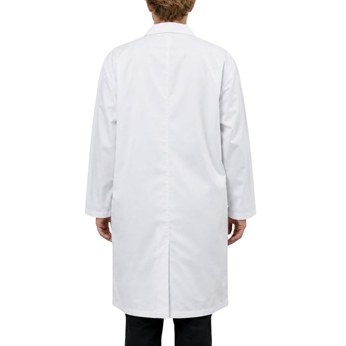 Eisco Adult Large Professional Grade Poly-Cotton Lab Coat, 10 Pack – Durable Snap Front Laboratory Coat, 3 Pockets, Machine Washable, White