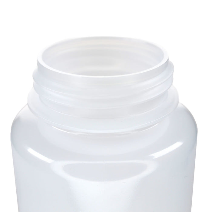 Eisco - 500mL Wide Mouth LDPE Reagent Bottles with Polypropylene Caps, Pack of 12, Non-Sterile, Translucent Laboratory Containers, -100 to 80°C Temperature Range