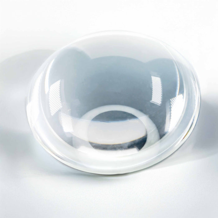 Eisco – Glass Plano-Convex Optical Lens, 50mm Diameter x 50mm Focal Length Lens for Light Refraction and Physics Experiments