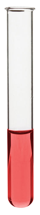 48PK Test Tubes, 15mL, 15x130mm - Rimmed - Light Wall, 1.2mm Thick - Borosilicate 3.3 Glass