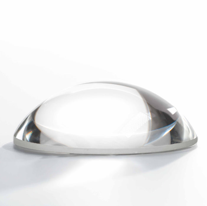 Eisco – Glass Plano-Convex Optical Lens, 50mm Diameter x 50mm Focal Length Lens for Light Refraction and Physics Experiments