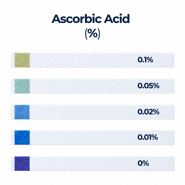 Eisco Ascorbic Acid Test Strips for Vitamin C Analysis