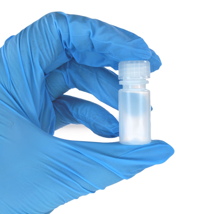 Eisco - Pack of 12, 4mL Narrow Mouth LDPE Translucent Reagent Bottles with Polypropylene Caps, Non-Sterile, Leak-Proof, Chemical Resistant Laboratory Storage Bottles, -100 to 80°C Temperature Range
