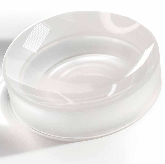 Eisco – Glass Plano-Concave Lens 50mm Diameter x 50mm Focal Length Optical Lens for Diverging Light Science and Physics Experiments