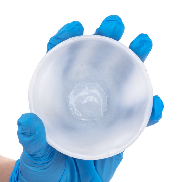 Eisco - Silica Crucible Low Form 150mL Capacity High Heat Resistance Ceramic Vessel for Fusion and Heating Applications Open-Top
