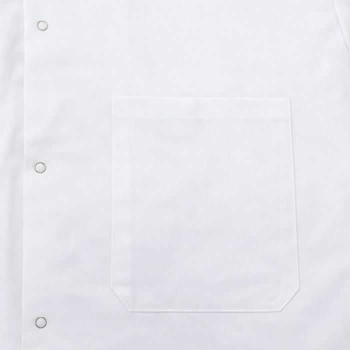 Eisco Adult Small Professional Grade 100% Cotton Lab Coat, 10 Pack – Snap Front Laboratory Coat, 3 Pockets, Machine Washable, White