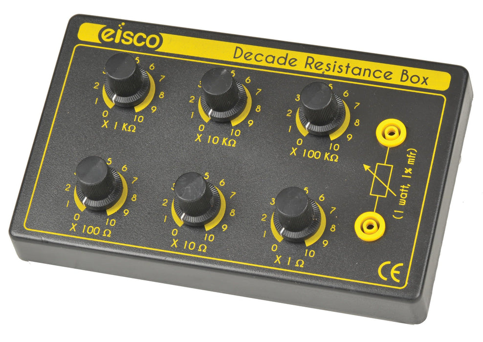 6-Decade Resistance Box, Variable from 0-1,111,110 Ohms