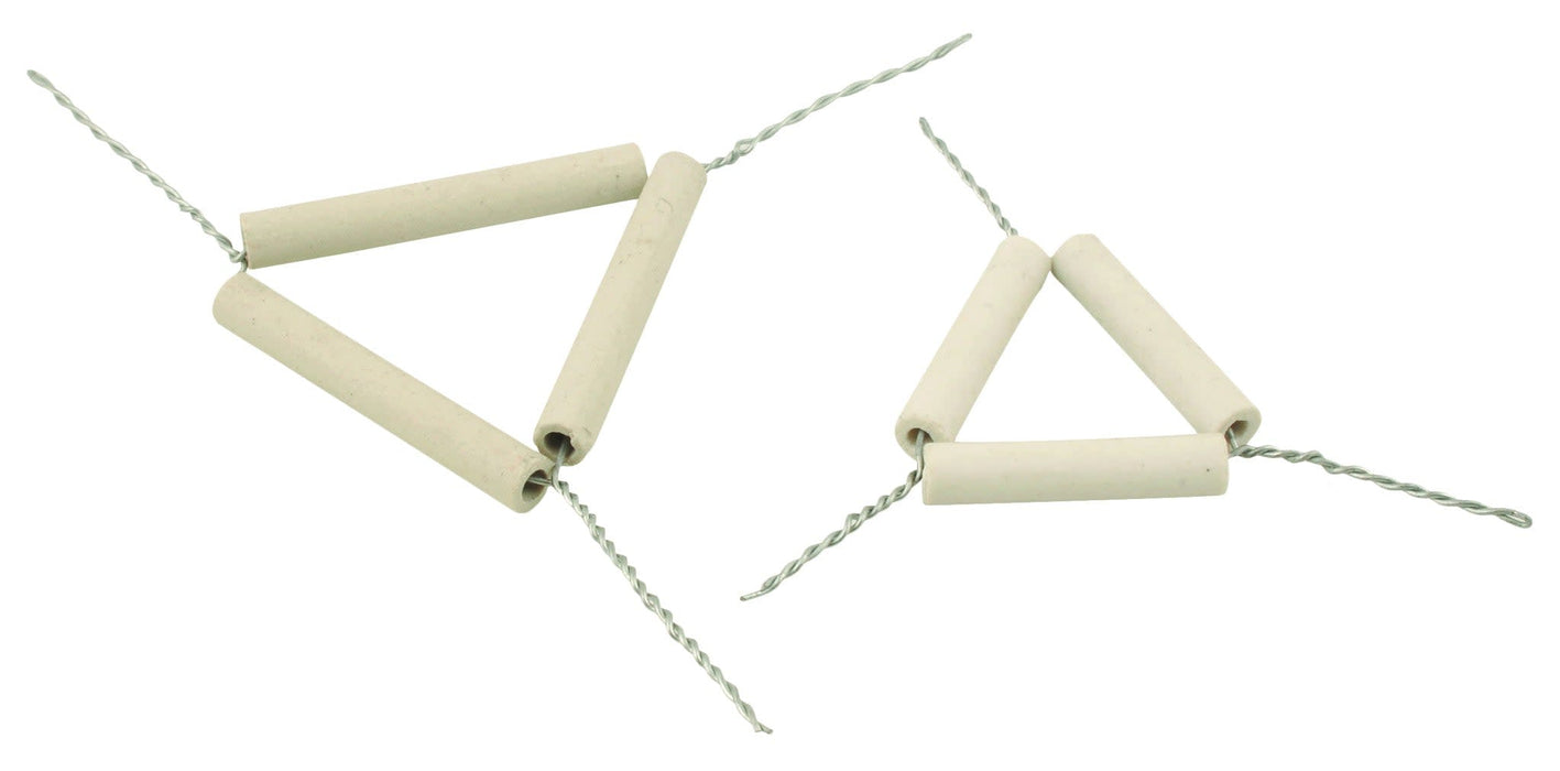 Clay Pipe Triangle, 5cm - Hold Objects in High Heat - Eisco Labs
