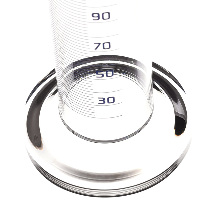 Graduated Cylinder, 250ml - Class B - Blue Graduations, Round Base